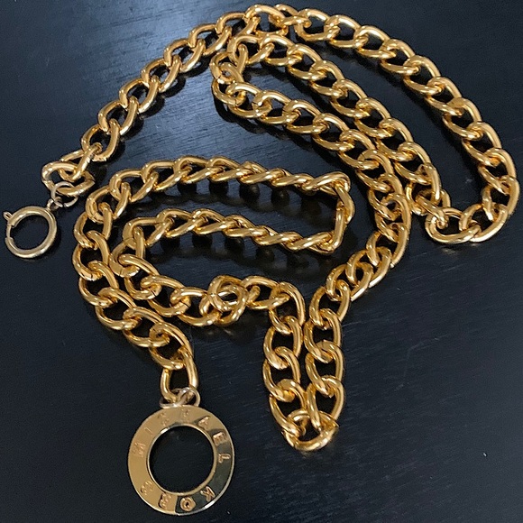 Michael Kors Gold Curb Chain Belt - Picture 4 of 9